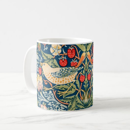William Morris Strawberry Kaffeetasse (Vorderseite Links)