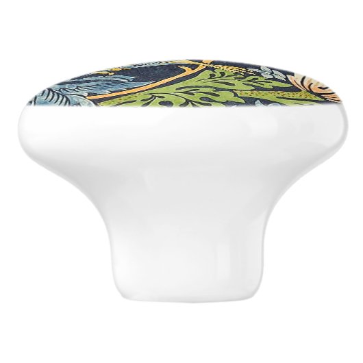 William Morris Strawberry Keramikknauf (Seitenansicht)