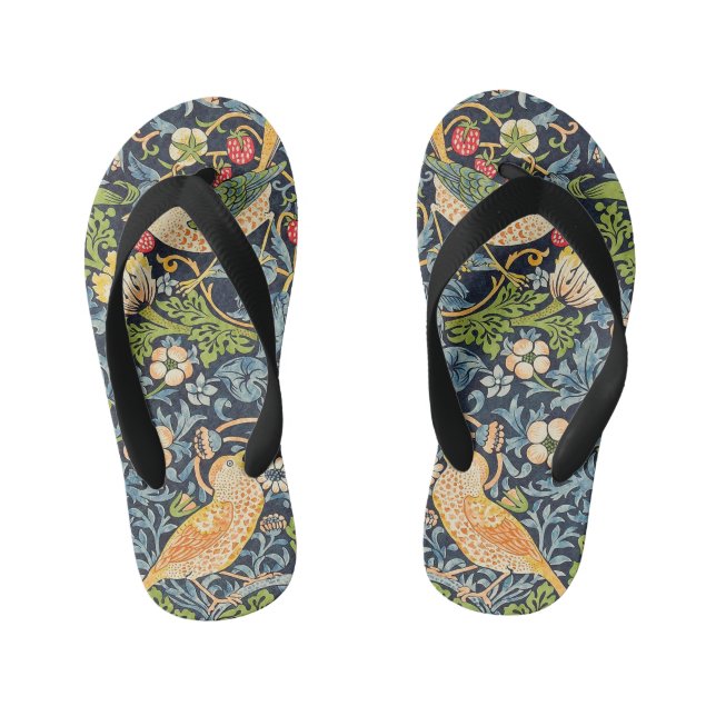 William Morris Strawberry Kinderbadesandalen (Fußbett)
