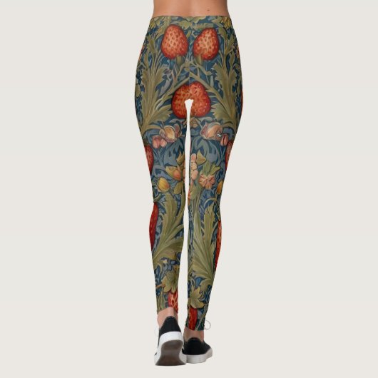 William Morris Strawberry Leggings (Rückseite)