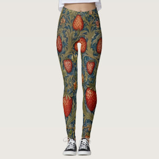 William Morris Strawberry Leggings