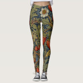 William Morris Strawberry Leggings (Vorderseite)