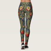 William Morris Strawberry Leggings (Rückseite)