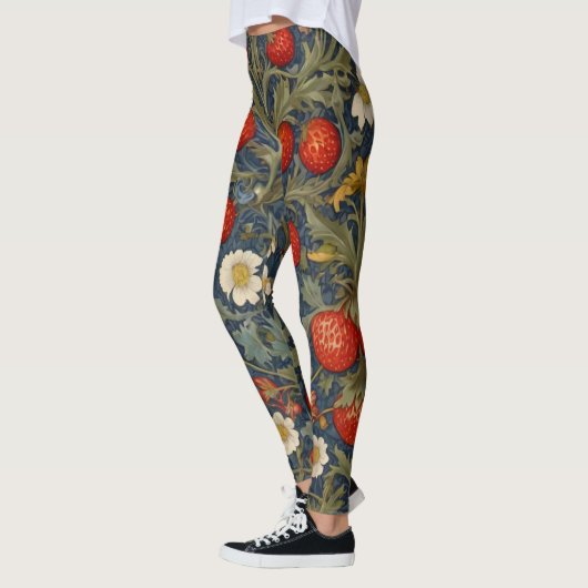 William Morris Strawberry Leggings (Links)