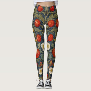William Morris Strawberry Leggings