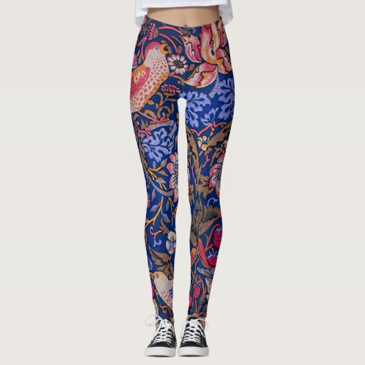 William Morris Strawberry Leggings (Vorderseite)