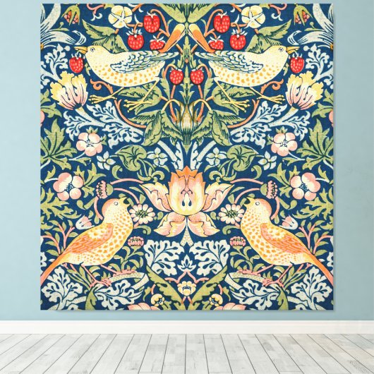 William Morris Strawberry Leinwanddruck (Insitu (Holzboden))