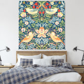 William Morris Strawberry Leinwanddruck (Insitu (Schlafzimmer))