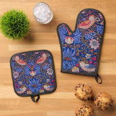William Morris Strawberry Ofenhandschuh & Topflappen-Set (Oben Unten)