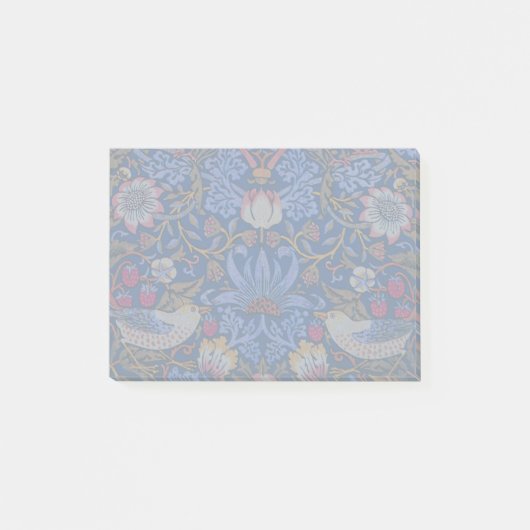William Morris Strawberry Post-it Klebezettel (Vorderseite)