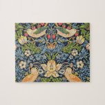 William Morris Strawberry Puzzle<br><div class="desc">William Morris Strawberry Dieb Blumenmuster Jigsaw Puzzle.</div>
