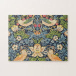 William Morris Strawberry Puzzle<br><div class="desc">William Morris Strawberry Dieb Blumenmuster Jigsaw Puzzle.</div>