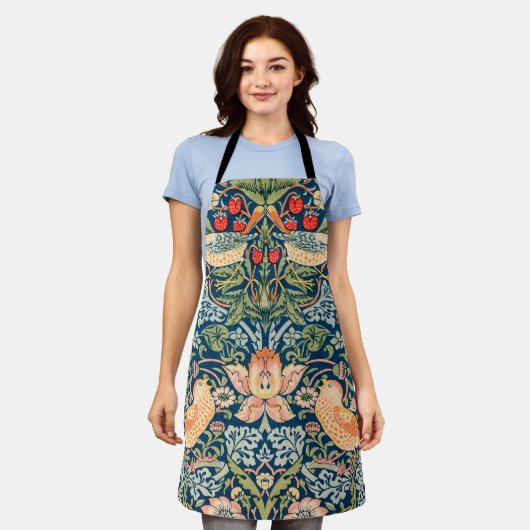 William Morris Strawberry Schürze (Getragen)