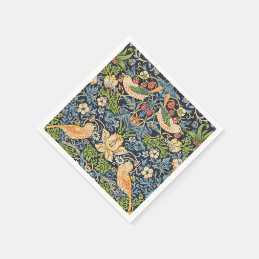 William Morris Strawberry Serviette (Ecke)