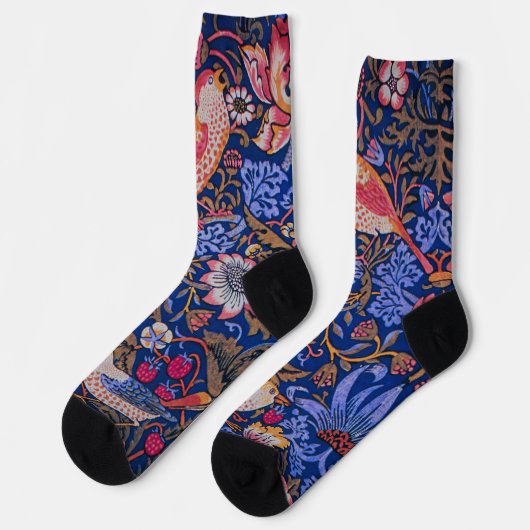 William Morris Strawberry Socken (Linkes Detail)