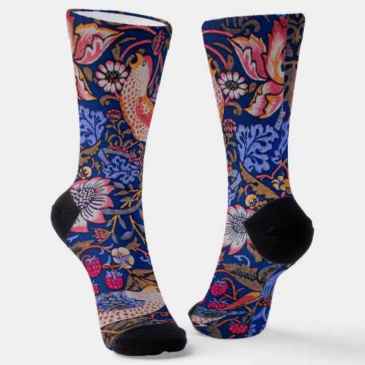 William Morris Strawberry Socken (Gewinkelt)
