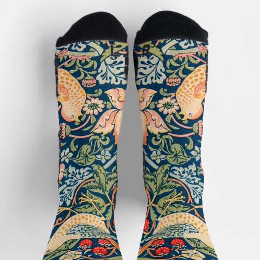 William Morris Strawberry Socken (Oben)