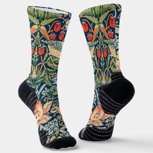 William Morris Strawberry Socken (Gewinkelt)