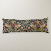 William Morris Strawberry Thief Art Seitenschläferkissen (Rückseite)