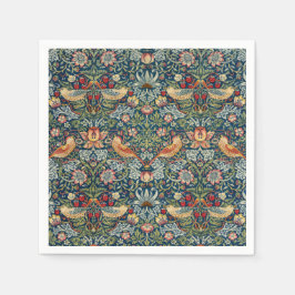 William Morris Strawberry Thief Artistic Napkins Serviette