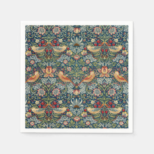 William Morris Strawberry Thief Artistic Napkins Serviette