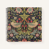 William Morris Strawberry Thief Artistic Vintag Notizblock (Vorderseite)