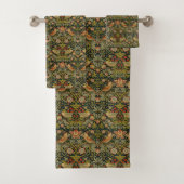 William Morris: Strawberry Thief Badhandtuch Set (Insitu)