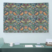 William Morris - Strawberry Thief Banner (Messe)
