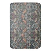 William Morris: Strawberry Thief Bath Mat Badematte (Vorderseite Vertikal)