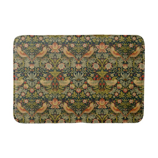 William Morris: Strawberry Thief Bath Mat Badematte (Vorderseite)