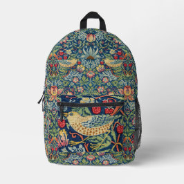 William Morris - Strawberry Thief Bedruckter Rucksack