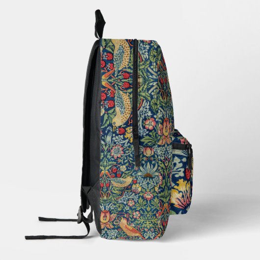 William Morris - Strawberry Thief Bedruckter Rucksack (Links)