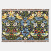 William Morris - Strawberry Thief, berühmtes Desig Decke (Vorderseite)