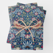 William Morris Strawberry Thief Blumenmuster Geschenkpapier Set (Beispiel)