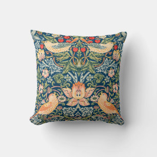 William Morris Strawberry Thief Blumenmuster Kissen