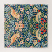 William Morris Strawberry Thief Blumenmuster Puzzle (Horizontal)
