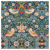 William Morris Strawberry Thief Blumenmuster Stoff (Nahaufnahme)