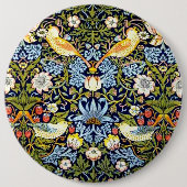 William Morris, Strawberry Thief, Button (Vorderseite)