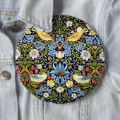 William Morris, Strawberry Thief, Button (Beispiel)