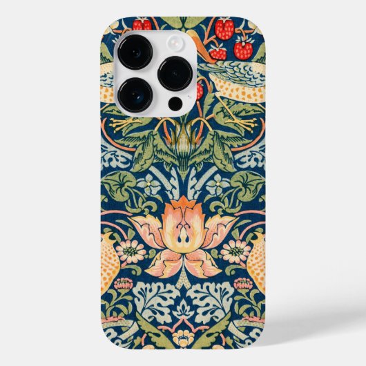 William Morris‘ Strawberry Thief Case-Mate iPhone Hülle (Rückseite)