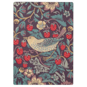 William Morris Strawberry Thief Clipboard Klemmbrett (Rückseite)