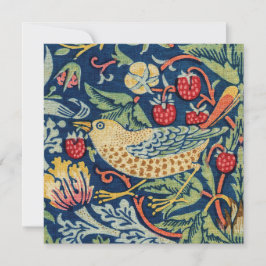 William Morris - Strawberry Thief Dankeskarte