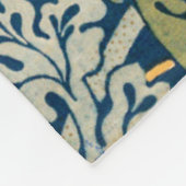 William Morris Strawberry Thief Design Fleecedecke (Ecke)