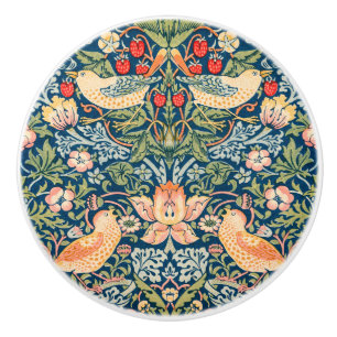 William Morris Strawberry Thief Design-Knopf  Keramikknauf