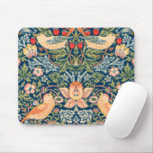 William Morris Strawberry Thief Design Mousepad (Mit Mouse)