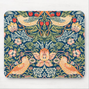 William Morris Strawberry Thief Design Mousepad