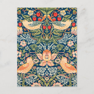 William Morris Strawberry Thief Design Postkarte