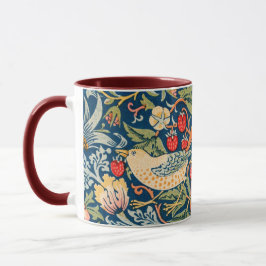 William Morris Strawberry Thief Design Tasse