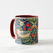 William Morris Strawberry Thief Design Tasse (Vorderseite Links)