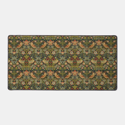 William Morris: Strawberry Thief Desk Mat Schreibtischunterlage (Vorderseite)